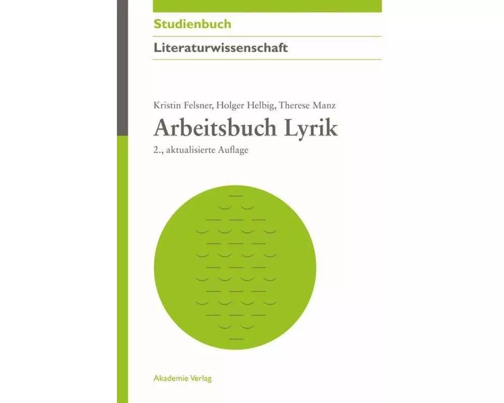 Arbeitsbuch Lyrik