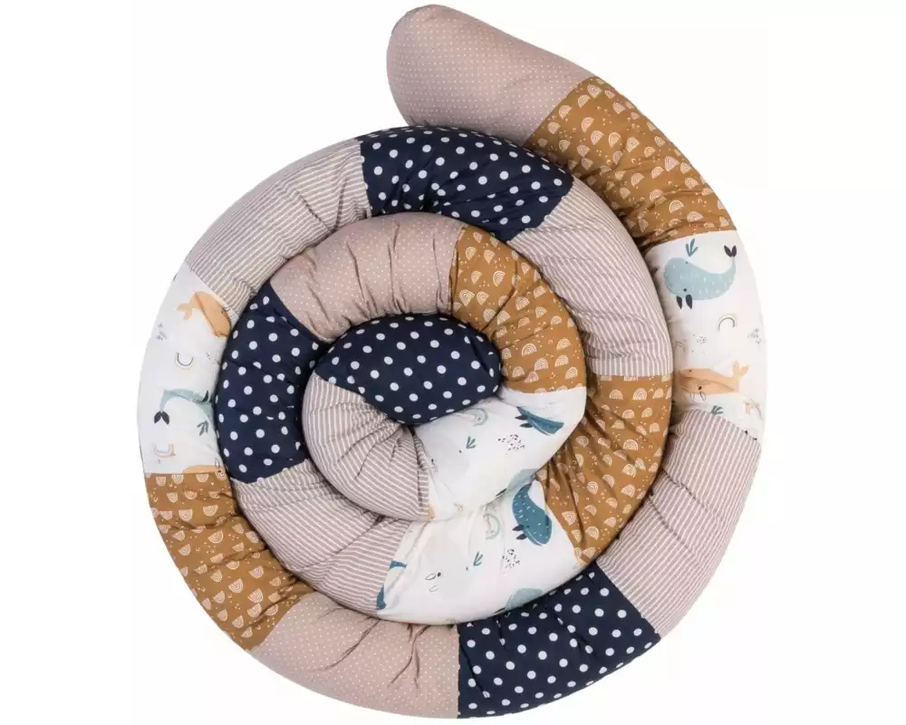 Ullenboom Nestschlange Baby Bettschlange Wale 400 cm