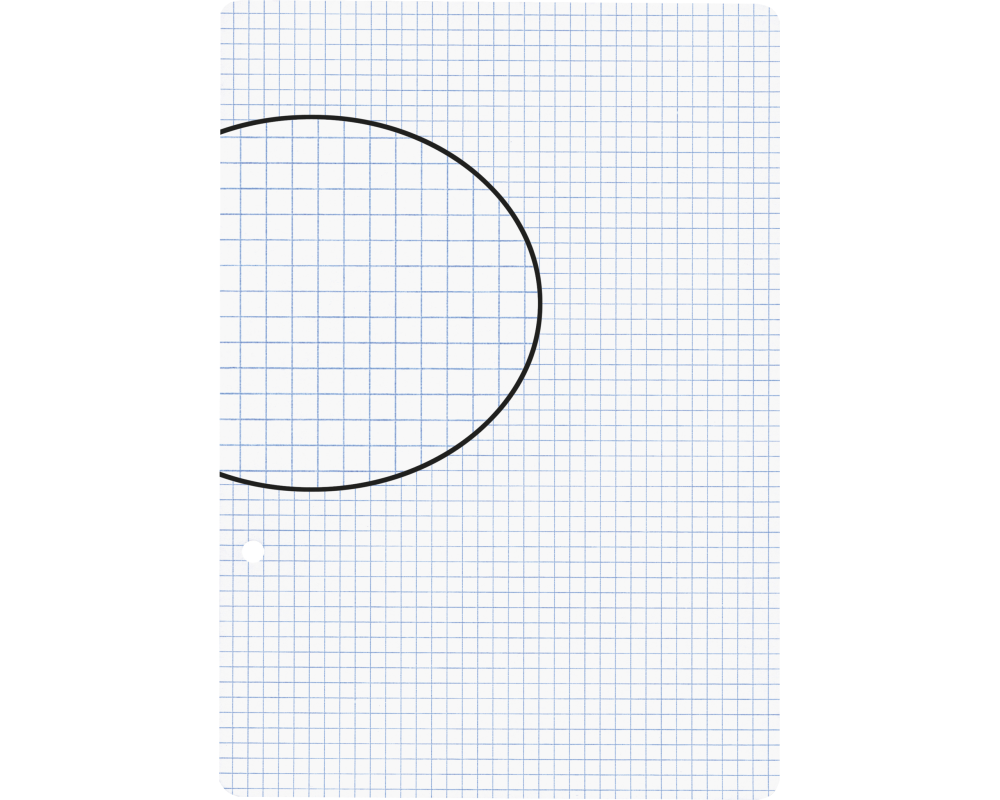 BIELLA Einlageblätter A5 45052400U weiss,kar. 4mm,2-Loch 100Bl.