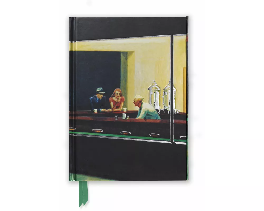 Edward Hopper: Nighthawks (Foiled Journal)