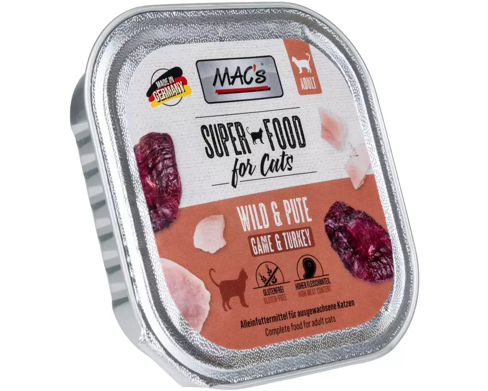 MAC's Vetcare Nassfutter Cat Wild und Pute 100 g