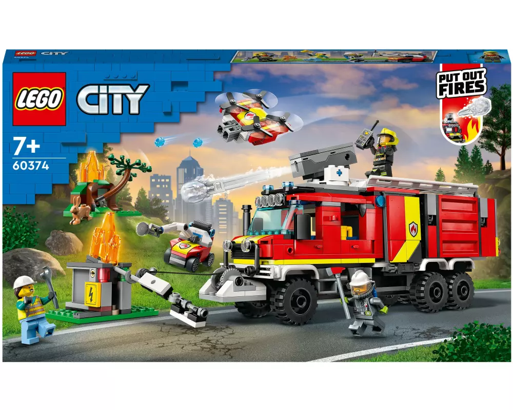 LEGO® City Einsatzleitwagen der Feuerwehr 60374