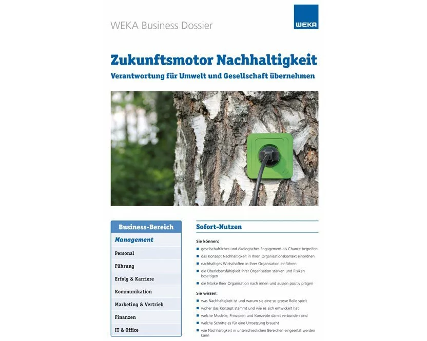 Zukunftsmotor Nachhaltigkeit