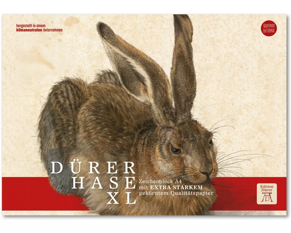 Lumart Zeichenblock Hase A4, gekörnt, 130 g/m², 12 Blatt