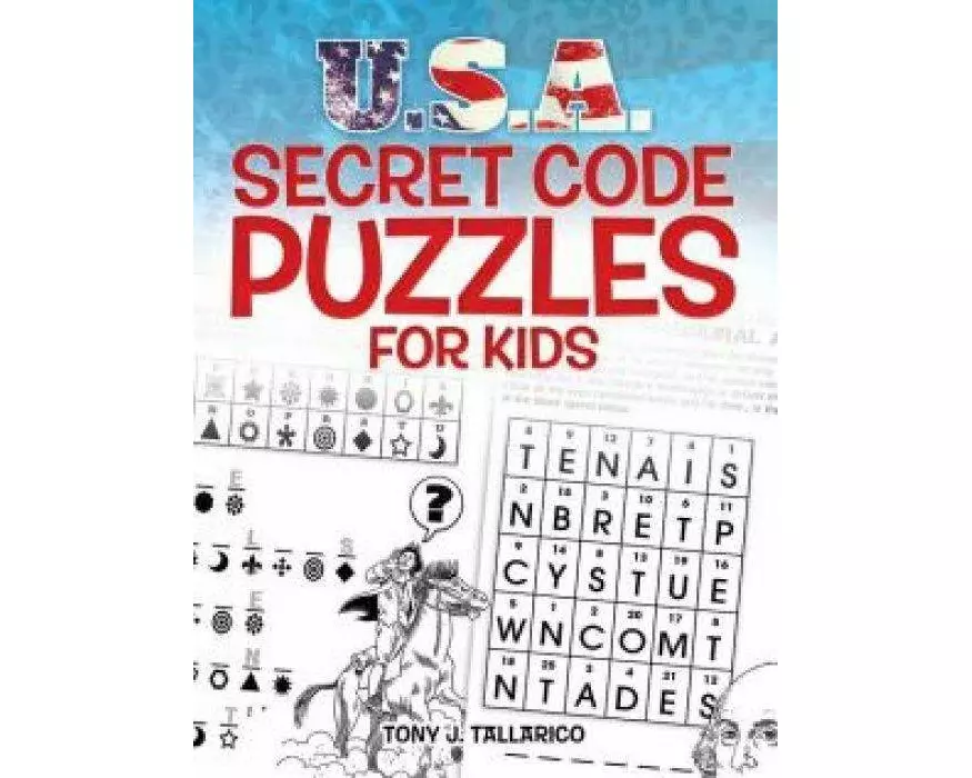 U.S.A. Secret Code Puzzles for Kids