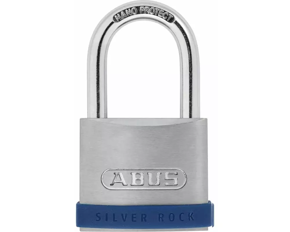 Abus Vorhängeschloss Silver Rock 5/50 Silber Zink