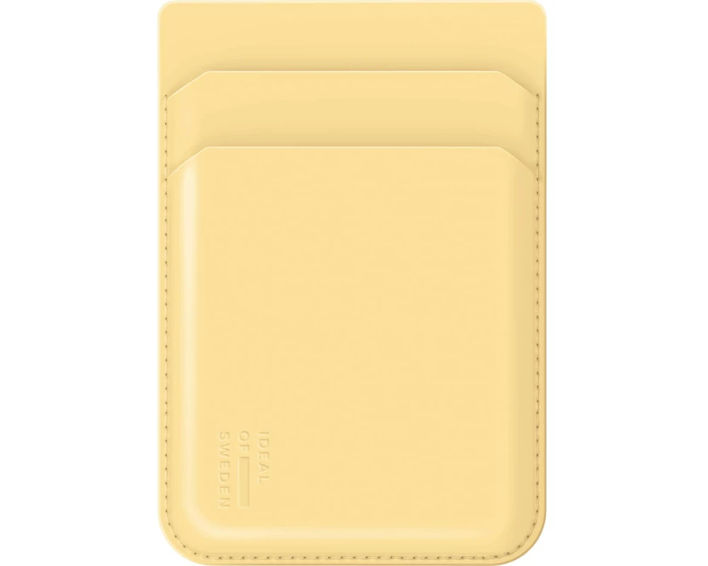 Ideal of Sweden Magnetic Card Holder MagSafe Soft Lemon
