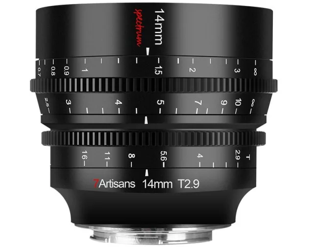 7Artisans Festbrennweite 14 mm T/2.9 – Canon RF