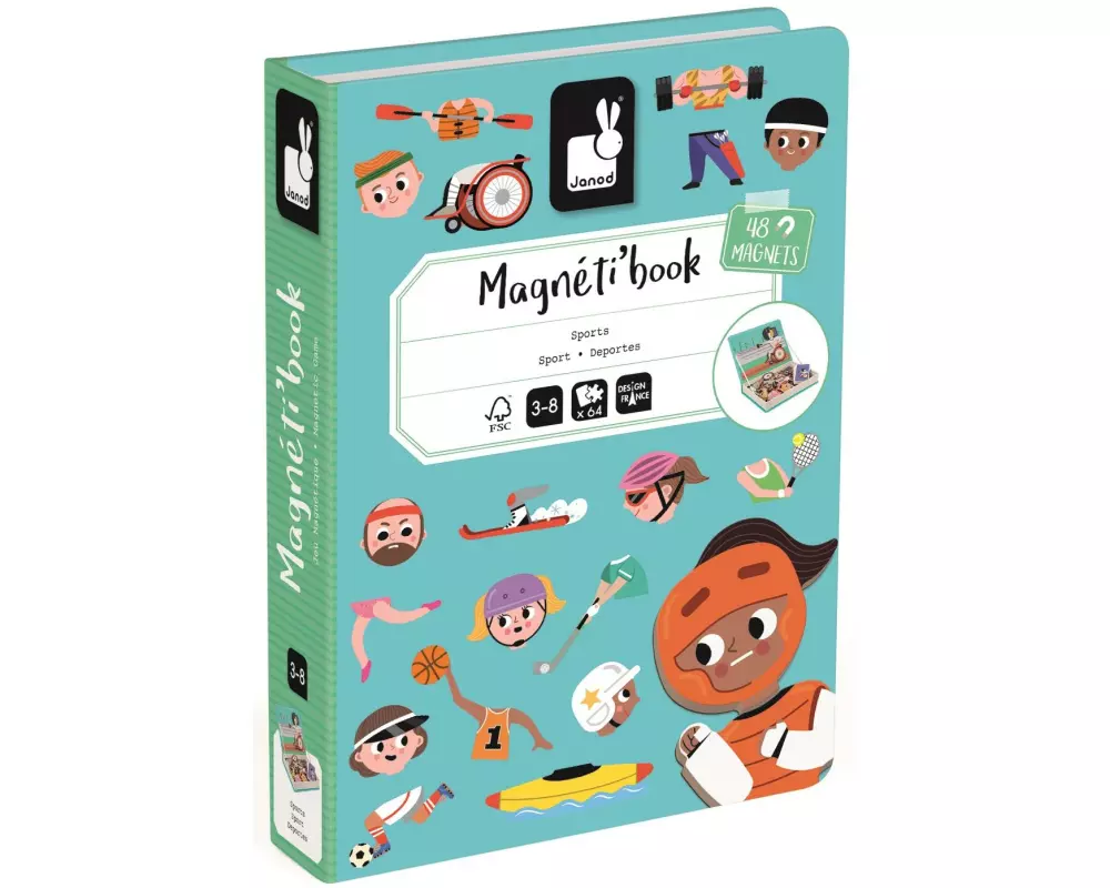 Janod Magnetbuch Sports