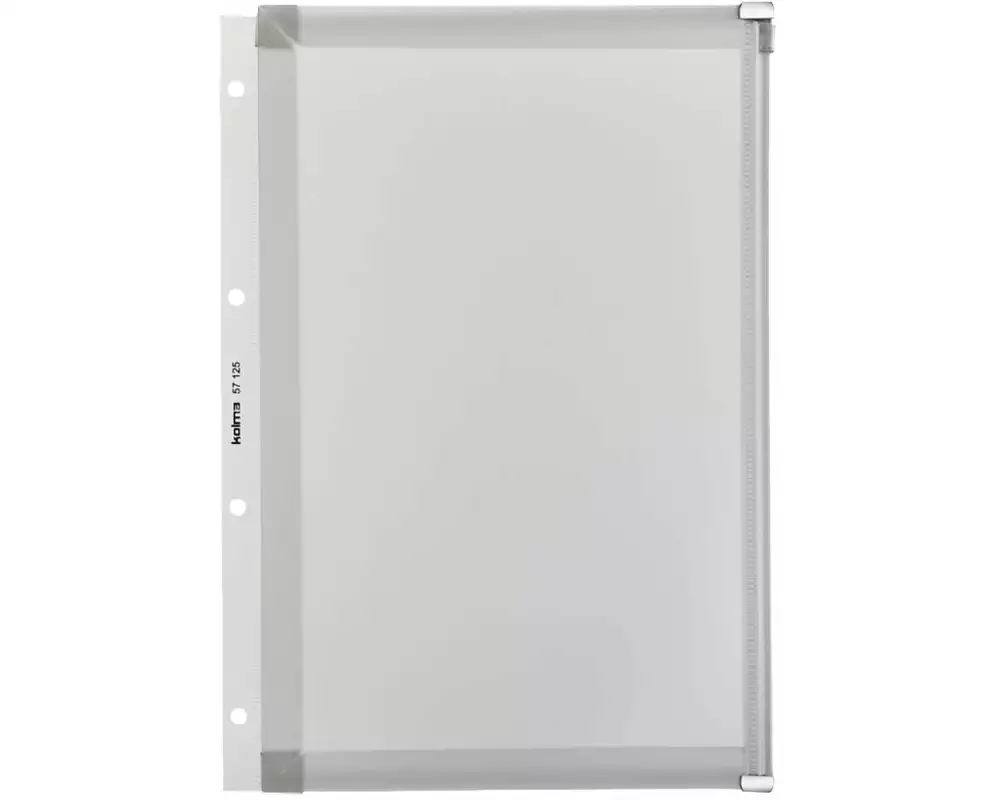 Kolma Zeigetasche A4 mit Zipverschluss Transparent