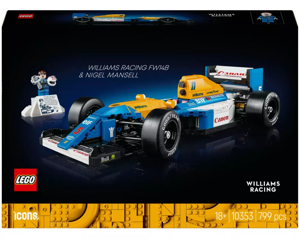 LEGO® Icons Williams Racing FW14B mit Nigel Mansell 10353