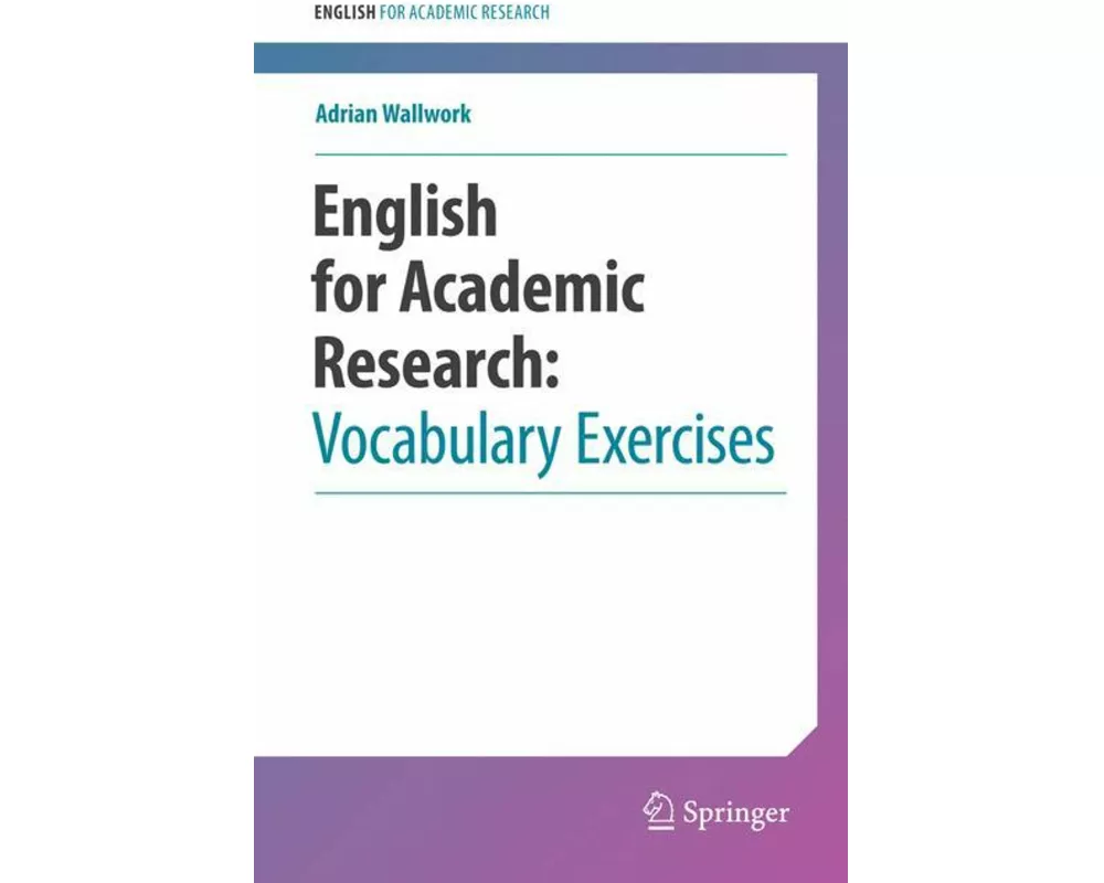 English for Academic Research: Vocabulary Exercises