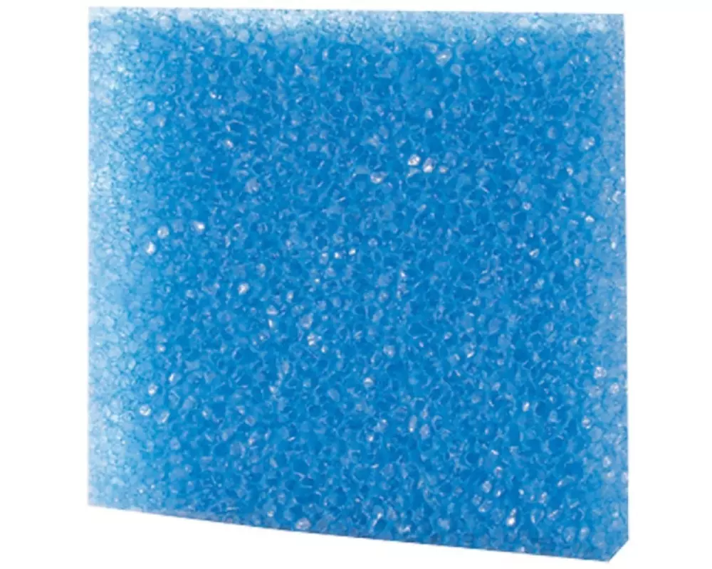 Hobby Aquaristik Filterzubehör Filterschaum grob, Blau, 50 x 50 x 3 cm