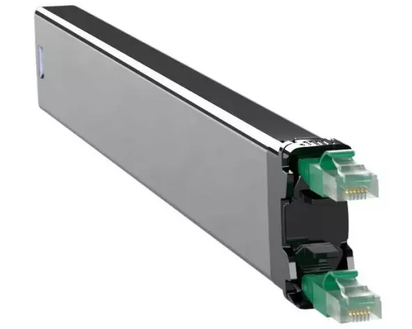 Patchbox Slimpatchkabel Kassette 365 Cat 6A, UTP, 0.8 m, Grün