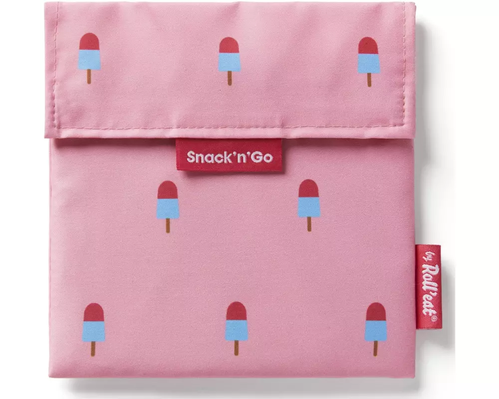 Roll'eat Lunchbeutel SnacknGo Icons Ice-cream Rosa