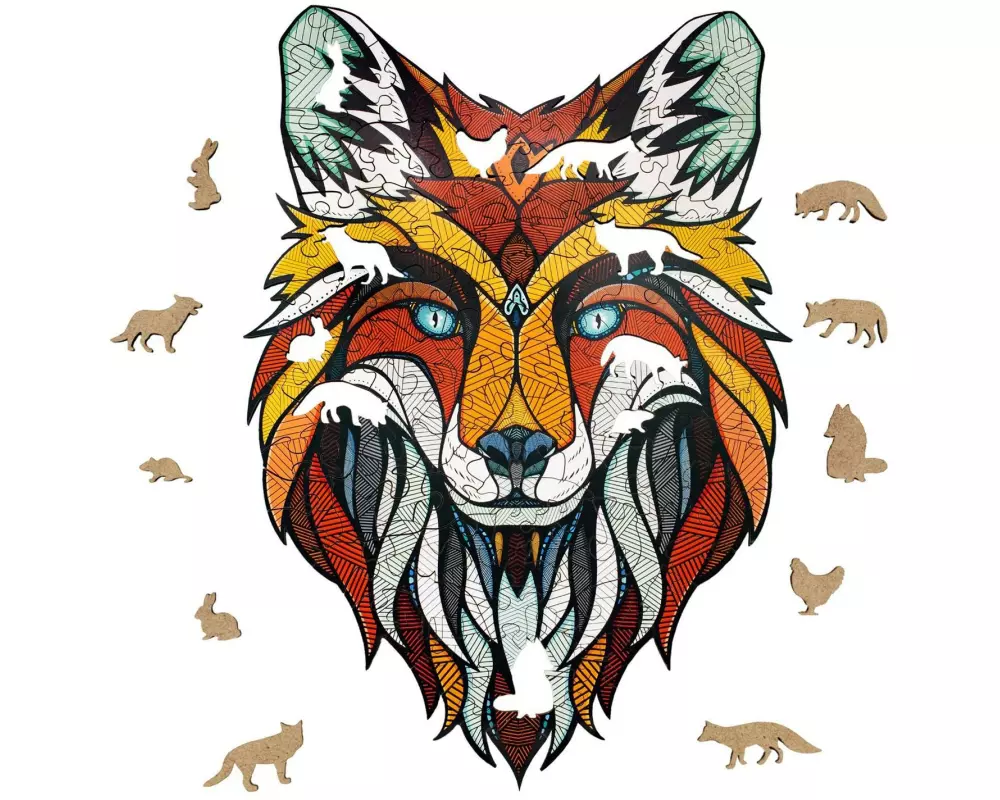 Eco Wood Art Holz-Puzzle Fuchs 141 Teile