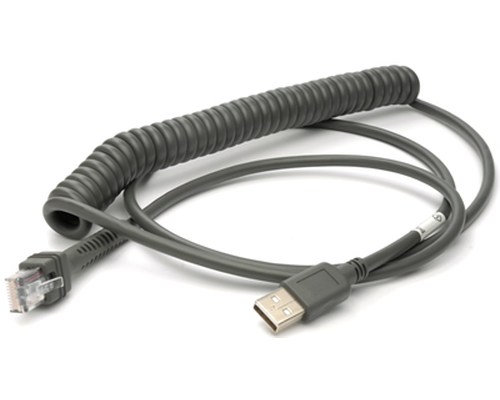 Datalogic 2.44 m USB Data Transfer Cable for Bar Code Reader