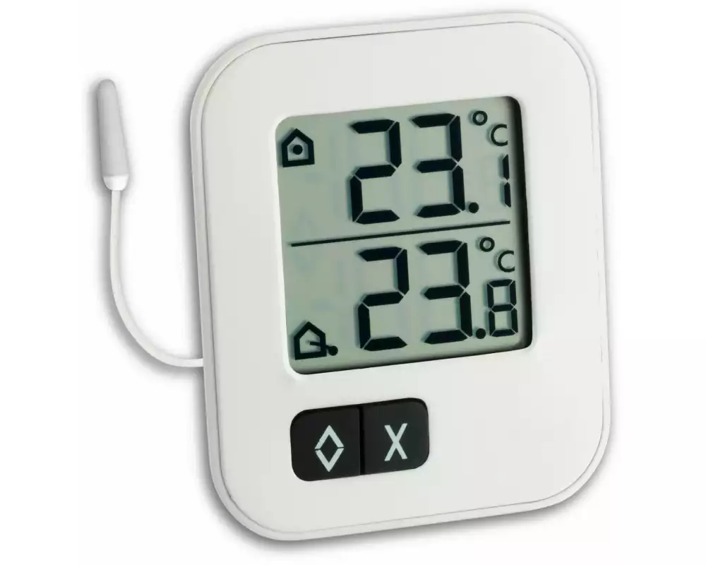 TFA Dostmann Thermometer MOXX Digital, Weiss