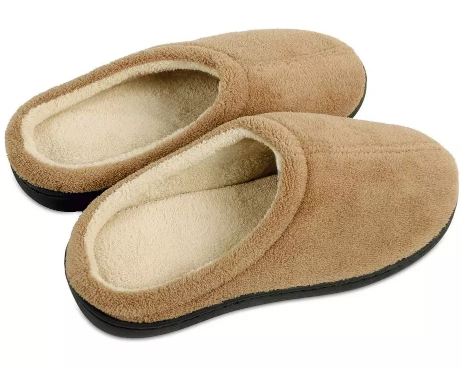 VITALmaxx Komfort-Slipper Hellbraun, 43 - 44