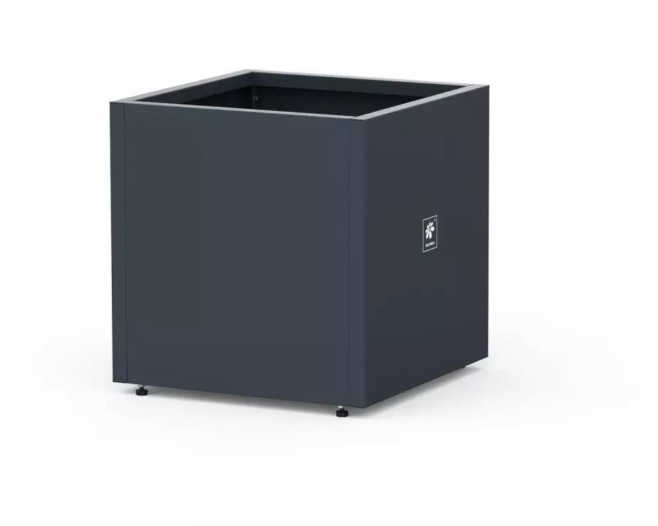 Herstera Pflanzentopf Metal Planter Cube, Anthrazit
