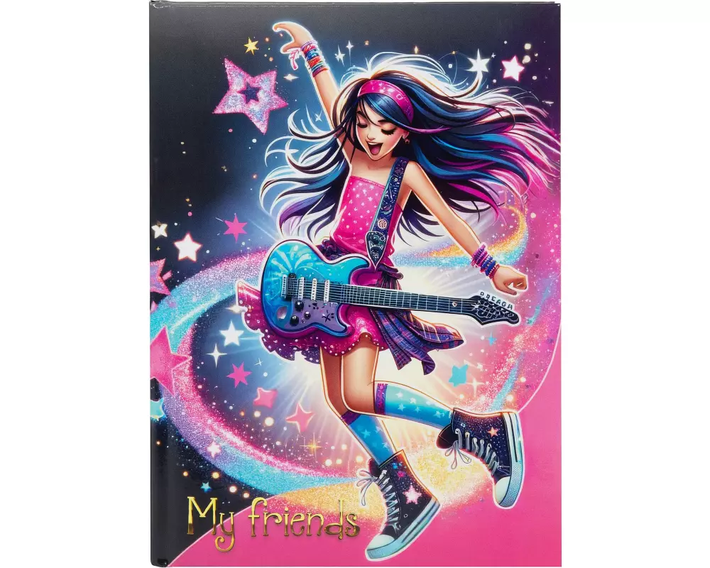 Goldbuch Freundebuch Star Melody A5, 88 Seiten