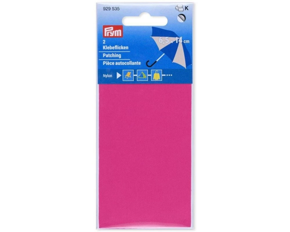 Prym Flickstoff 6.5 x 14 cm, Nylon, Pink