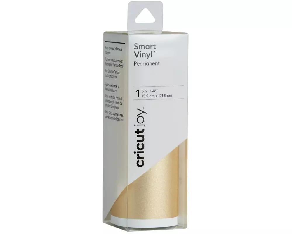 Cricut Vinylfolie Joy Permanent Schimmer Gold