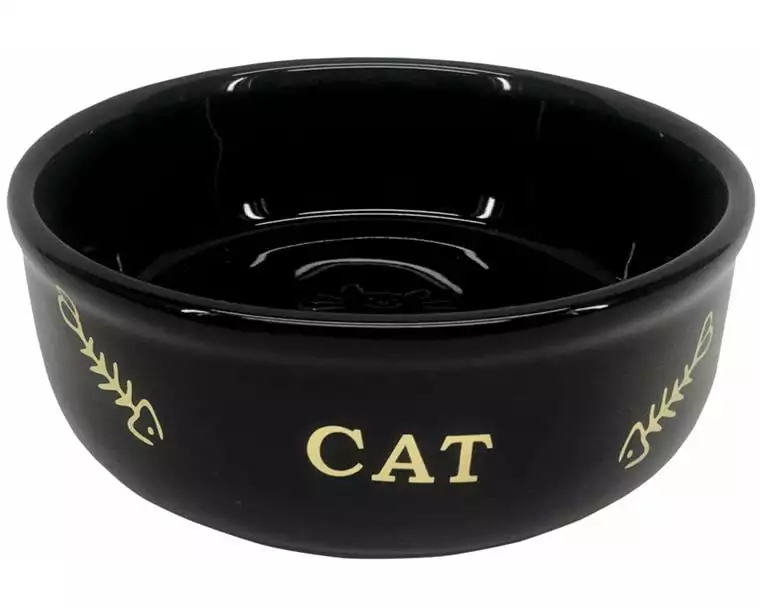 Nobby Keramiknapf Golden Fish Bone, Ø 13.5 cm, 0.25 I