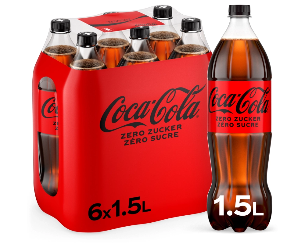 COCA COLA Zero 298111 150cl, 6 Stk.