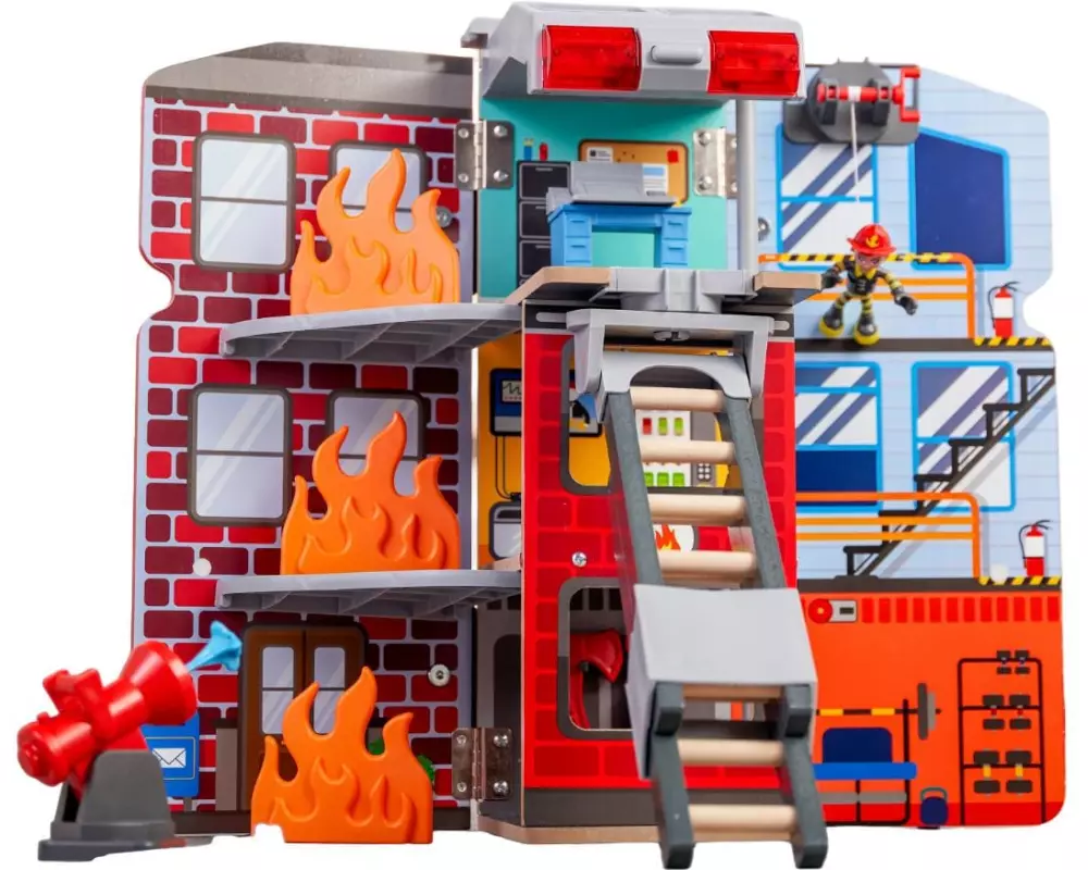 Kid Kraft Feuerwehr 2-in-1 Feuerwehrauto