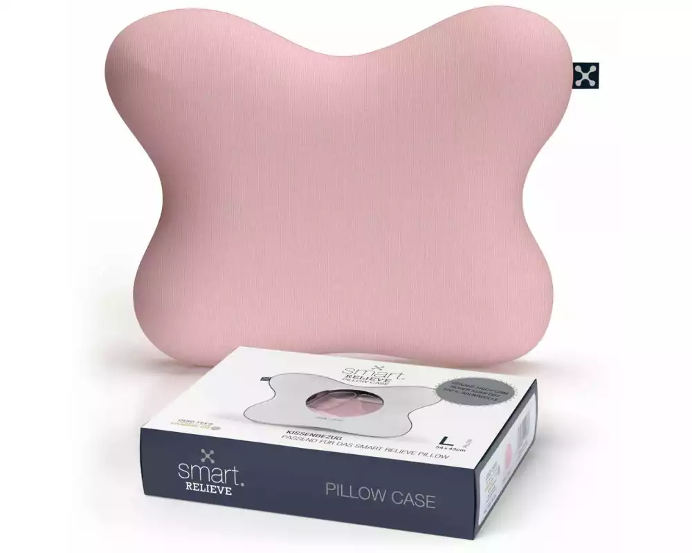 Smartsleep Kopfkissenbezug Relieve L 54 x 43 x 13.5 cm, Rosa