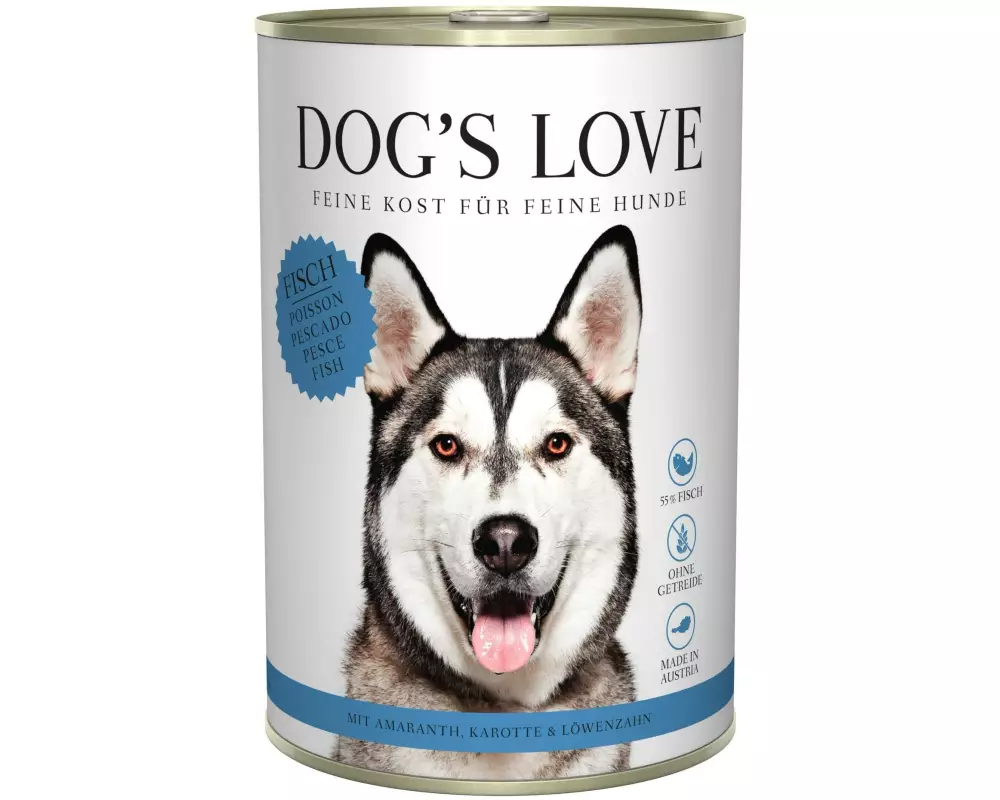 Dog's Love Nassfutter Adult Fisch, 400 g