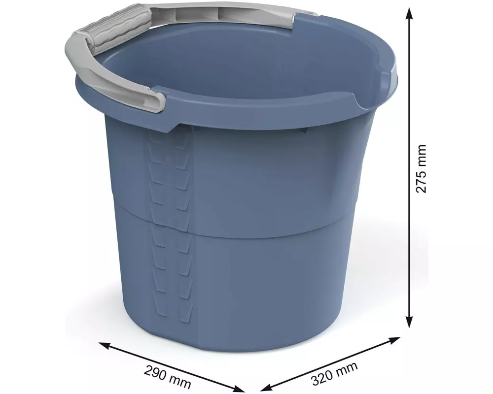 Rotho Putzeimer Daily 10 l, Blau