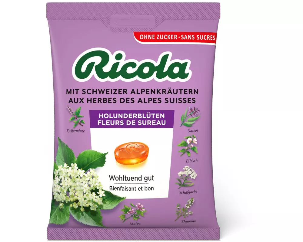 Ricola Bonbons Holunderblüten 125 g