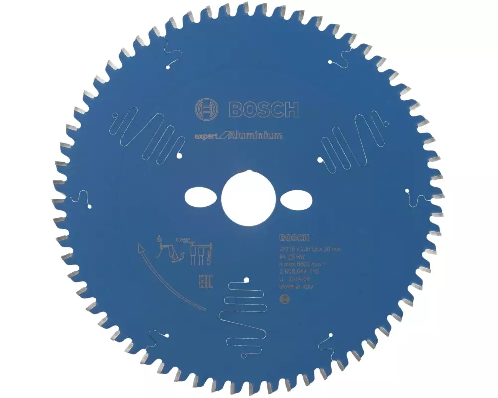 Bosch Professional Kreissägeblatt Expert Aluminium, 216 x 30 x 2.6 mm, Z 64