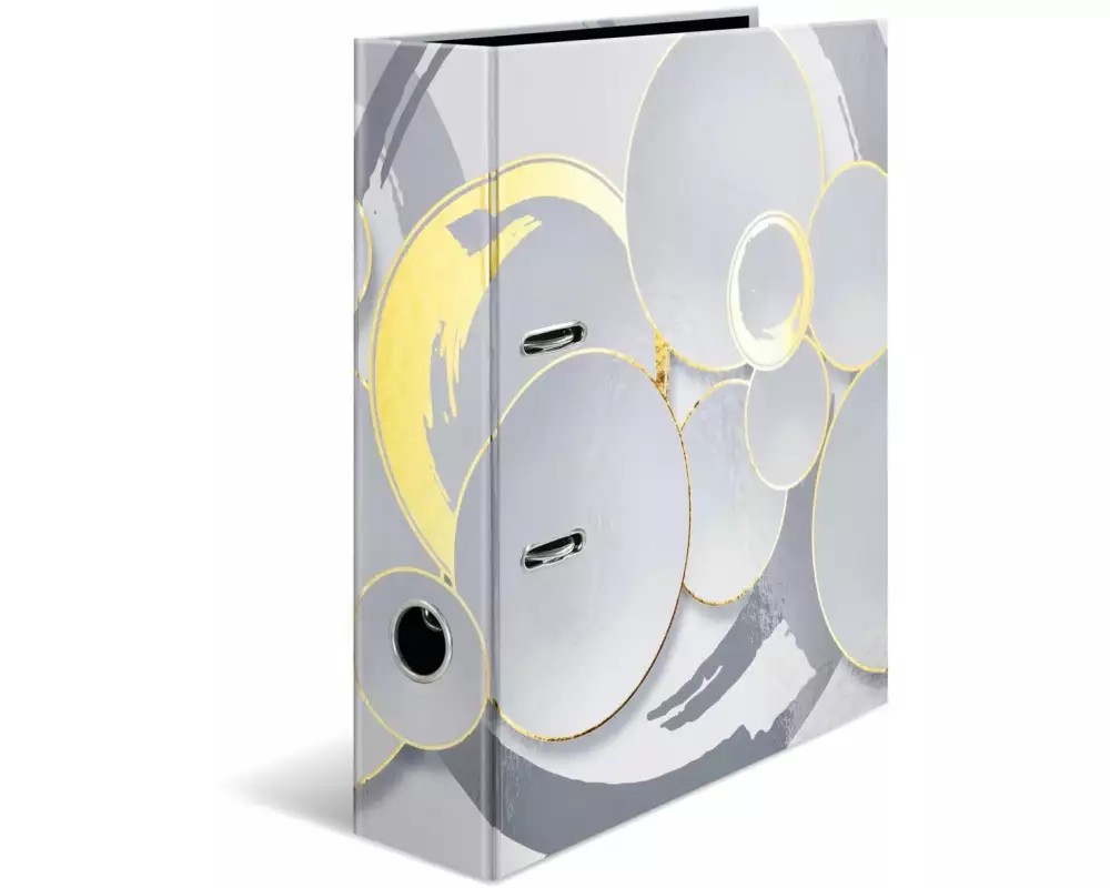 HERMA Ordner Circles A4 7 cm, Hellgrau