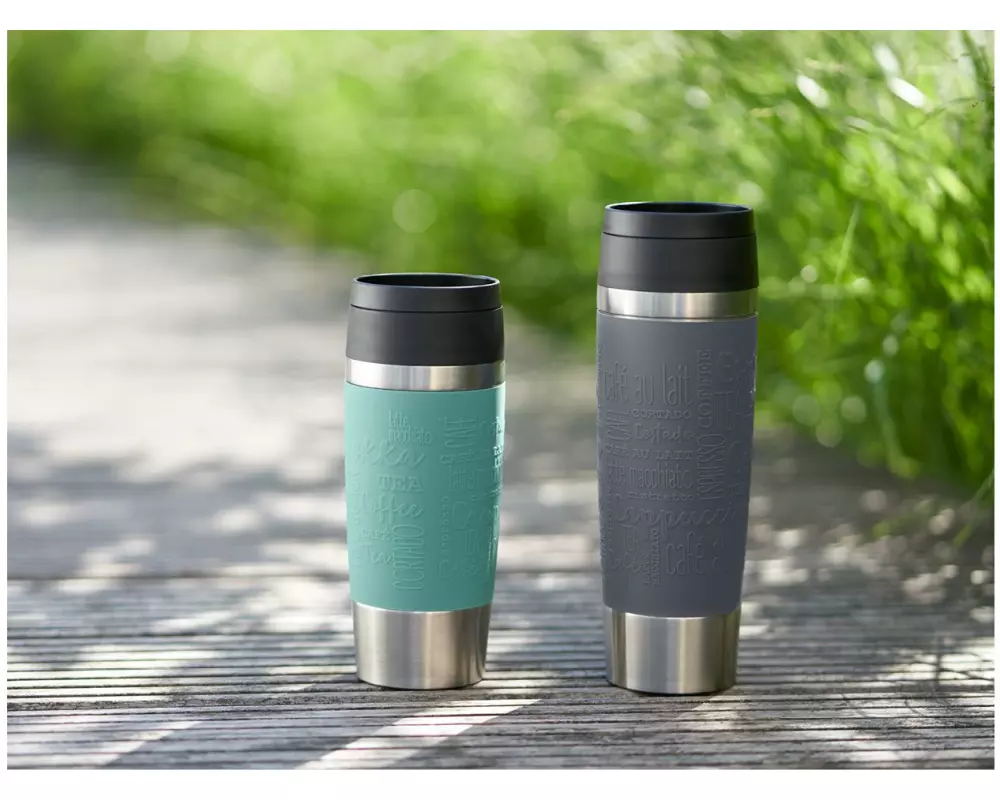 Emsa Thermobecher Travel Mug Classic 360 ml, Grau
