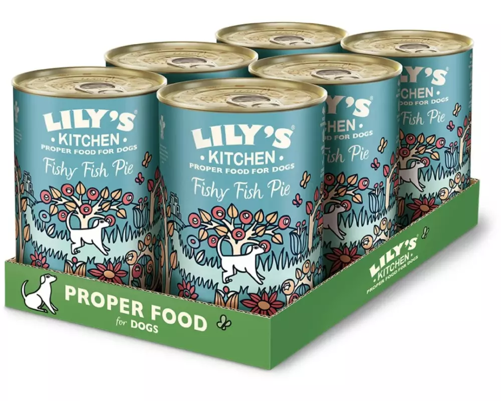 Lily's Kitchen Nassfutter Fischpastete, 6 x 400 g