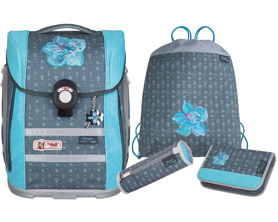 MCNEILL Schulranzen-Set ERGO PRIMERO 9633208000 FLOWER 4-teilig