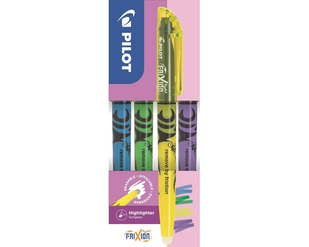 Pilot Textmarker Frixion Light 4 Stück
