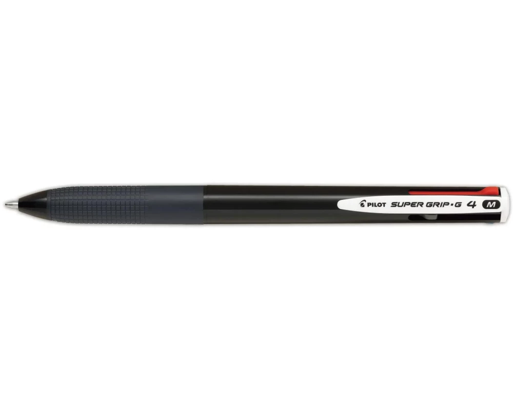 Pilot Kugelschreiber Super Grip G 0.4 mm; 1.0 mm, Schwarz