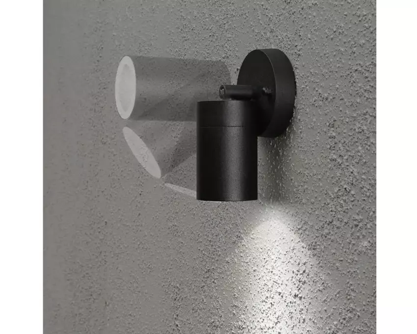 Konstsmide Modena Wandspot exkl. Leuchtmittel, schwarz Alu