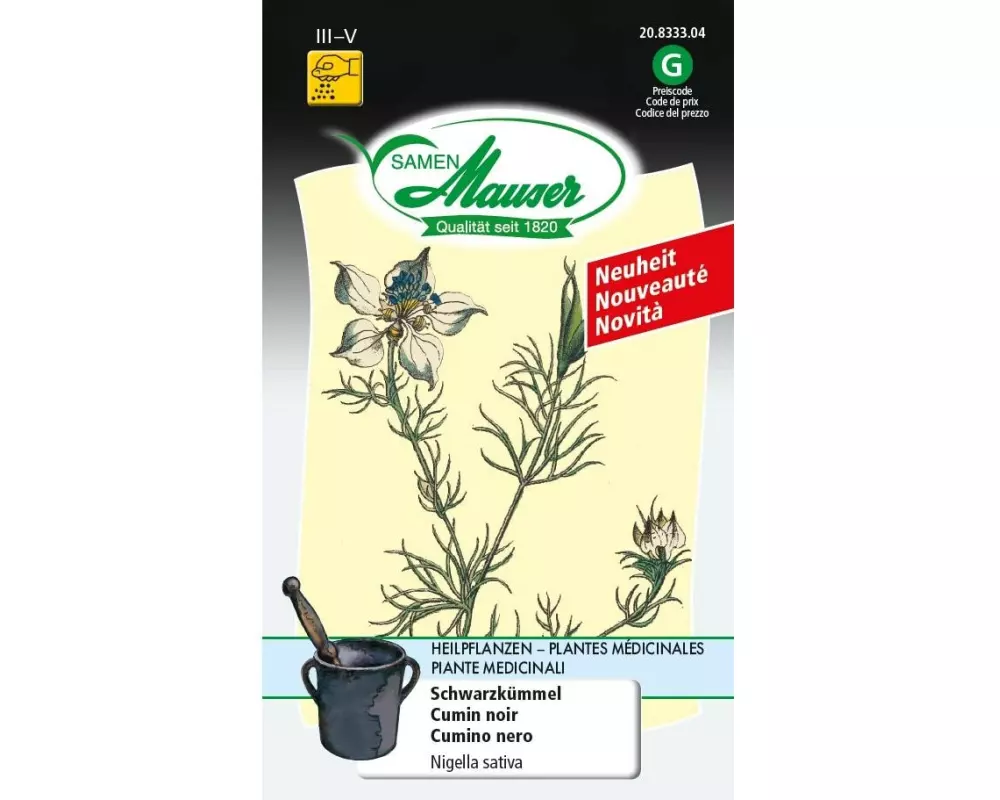 Samen Mauser Samen Schwarzkümmel