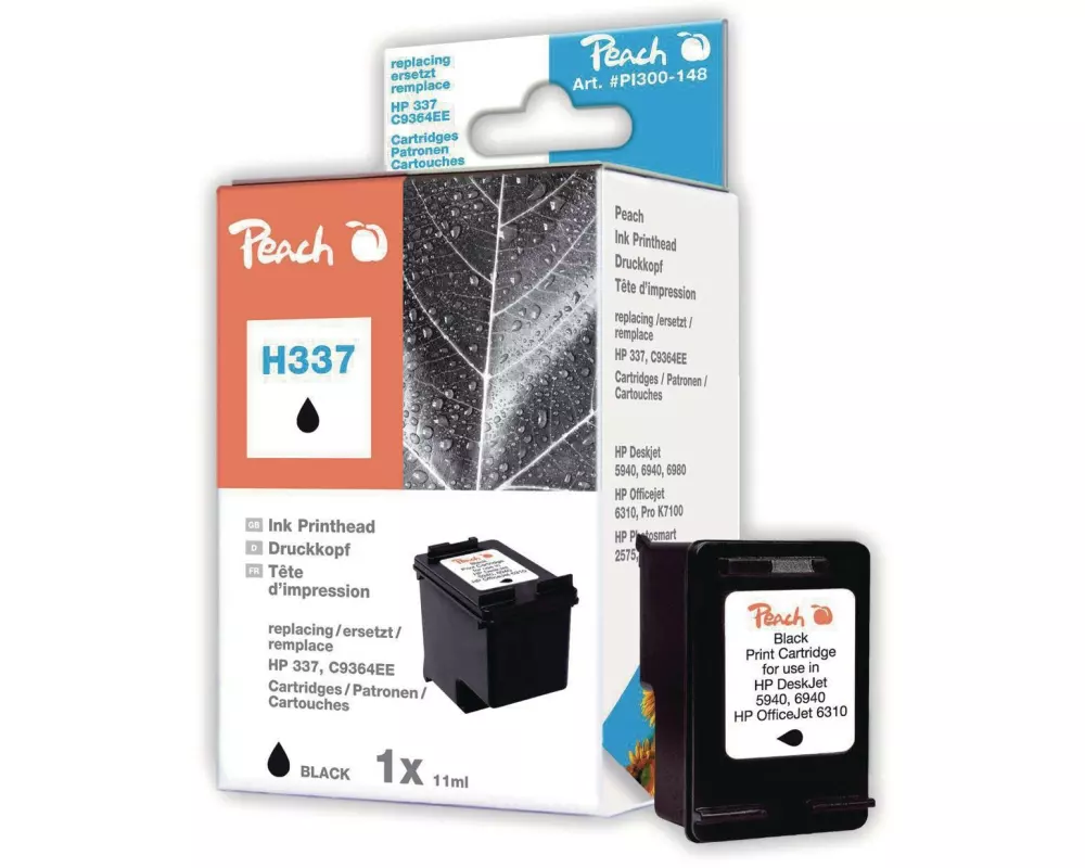 Peach Tinte HP Nr. 337 (C9364E) Black