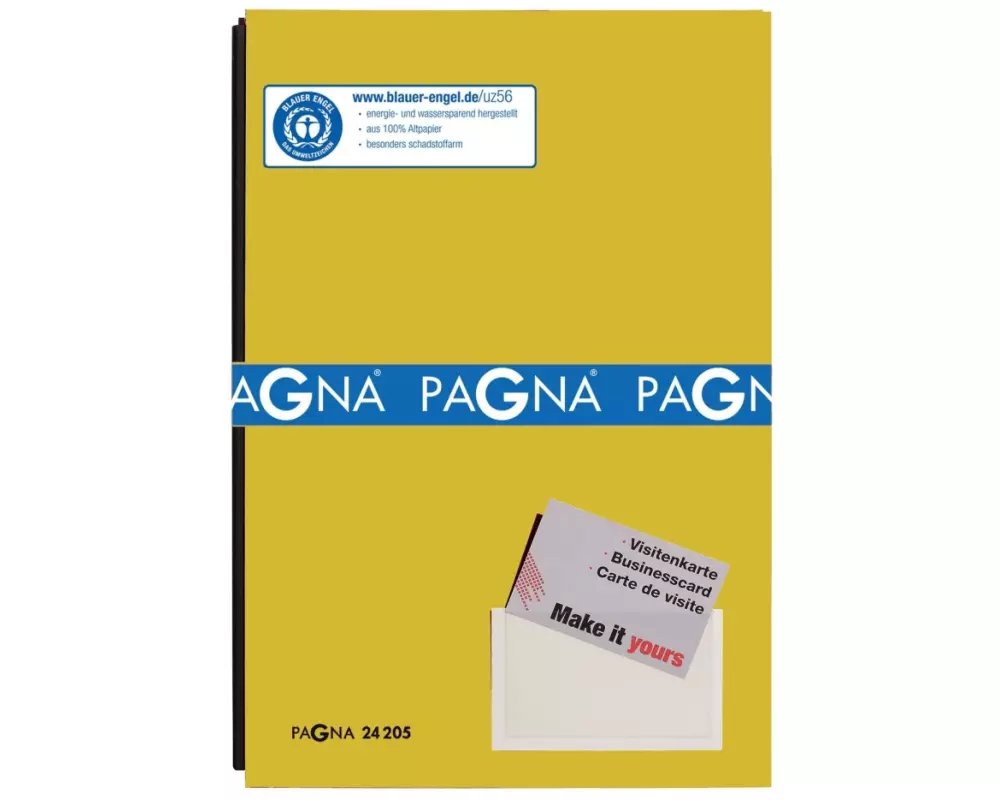 Pagna Unterschriftenmappe Color mit 20 Fächer, Gelb