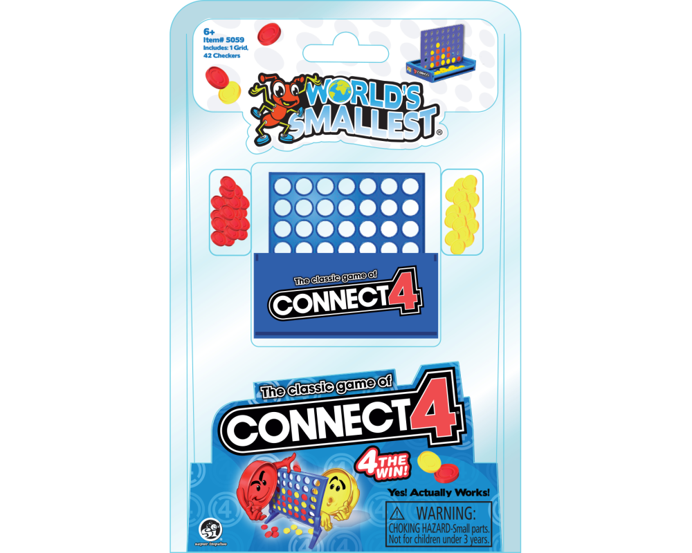 Waldmeier Familienspiel World's Smallest Vier gewinnt