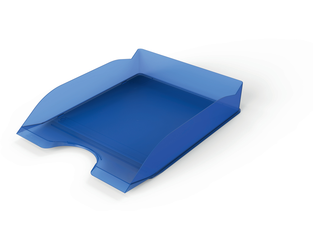 DURABLE Briefkorb Basic A4 1701674540 blau-transparent