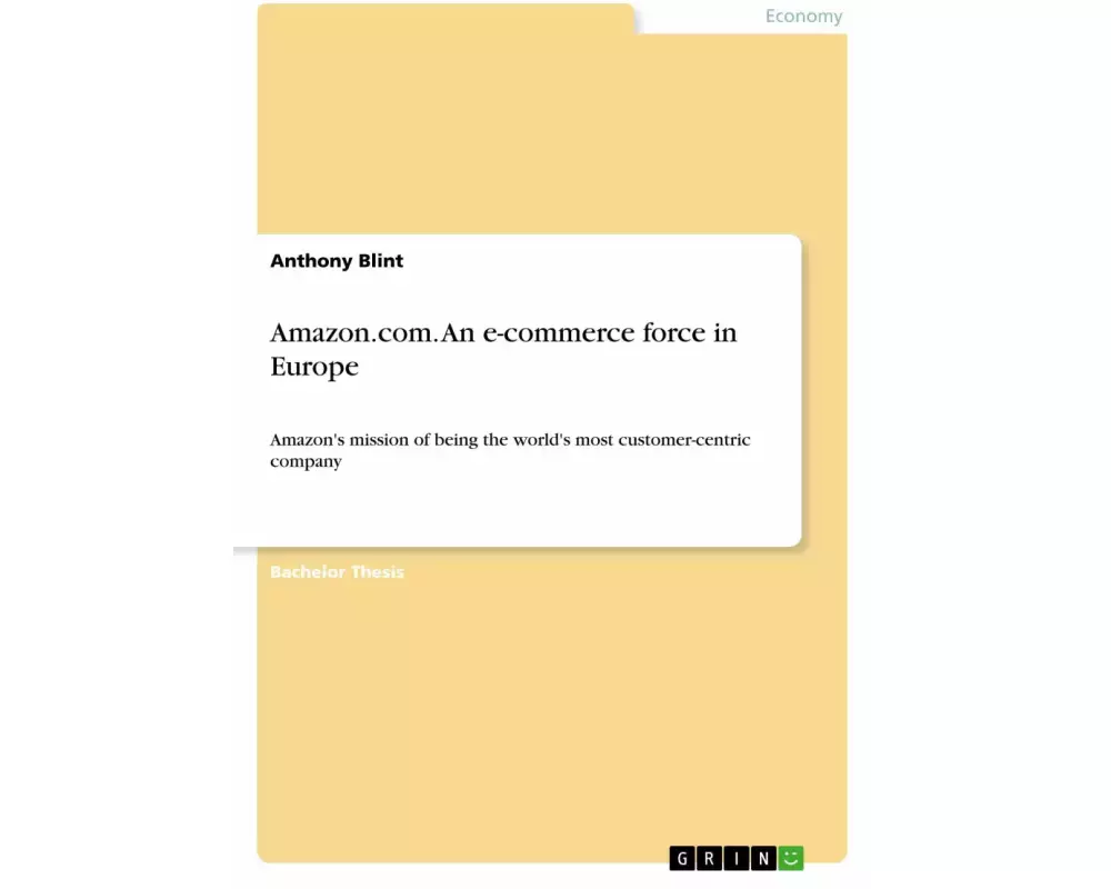 Amazon.com. An e-commerce force in Europe