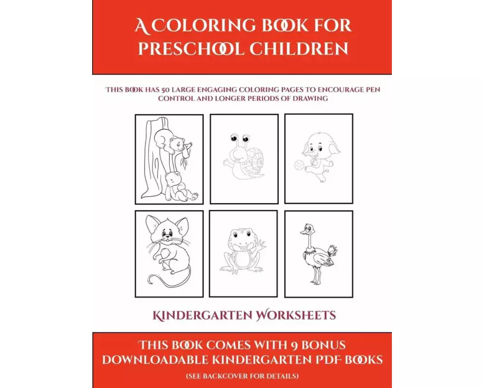 Kindergarten Worksheets (A Coloring book for Preschool Children)