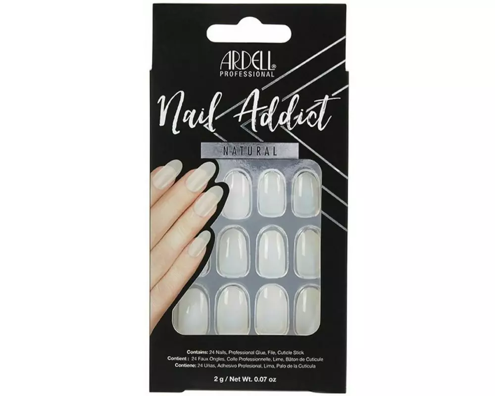 Ardell Nail Addict Natural Oval 24 Stück